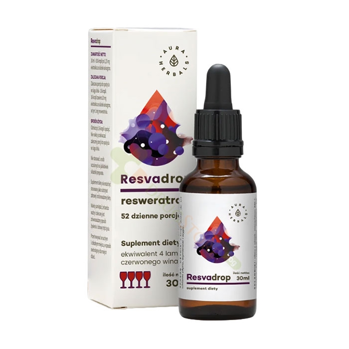 АУРА ХЕРБАЛС РЕСВЕРАТРОЛ капки 30 мл / AURA HERBALS RESVERATROL drops