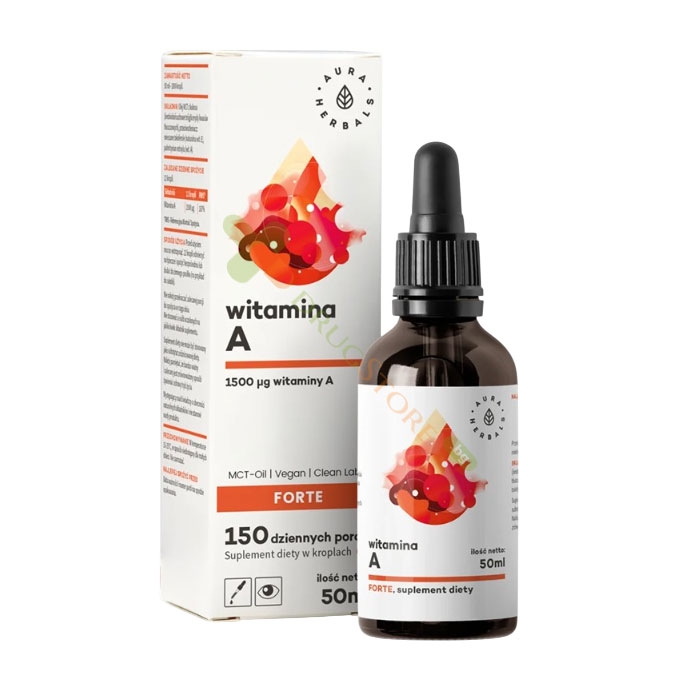 АУРА ХЕРБАЛС ВИТАМИН A ФОРТЕ капки 50 мл / AURA HERBALS VITAMIN A FORTE drops