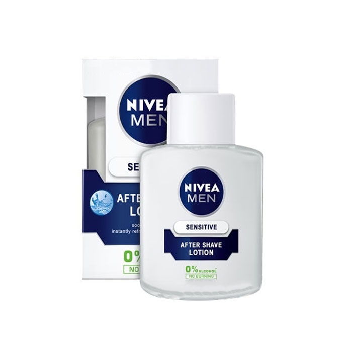 НИВЕА АФТЪРШЕЙВ ЛОСИОН СЕНЗИТИВ 100 мл. / NIVEA MEN SENSITIVE AFTER SHAVE LOTION 100 ml.