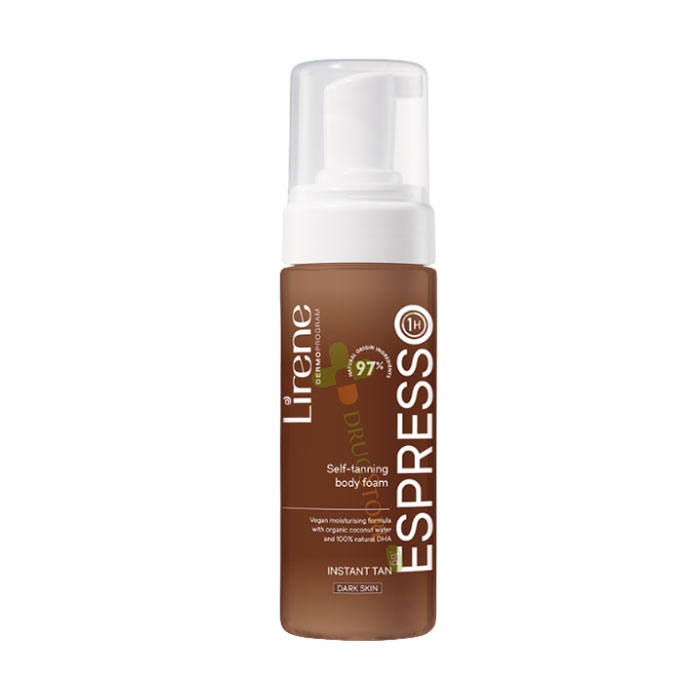 АВТОБРОНЗАНТ ПЯНА ЗА ТЯЛО ЕСПРЕСО ЗА ТЪМНА КОЖА 150 мл / LIRENE SELF-TANNING BODY FOAM ESPRESSO