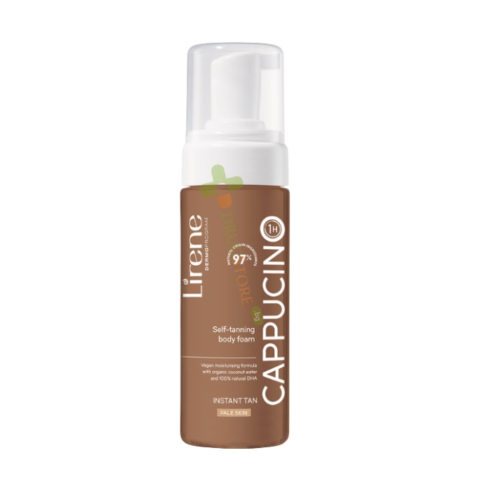 АВТОБРОНЗАНТ ПЯНА ЗА ТЯЛО КАПУЧИНО ЗА СВЕТЛА КОЖА 150 мл / LIRENE SELF-TANNING BODY FOAM CAPPUCINO