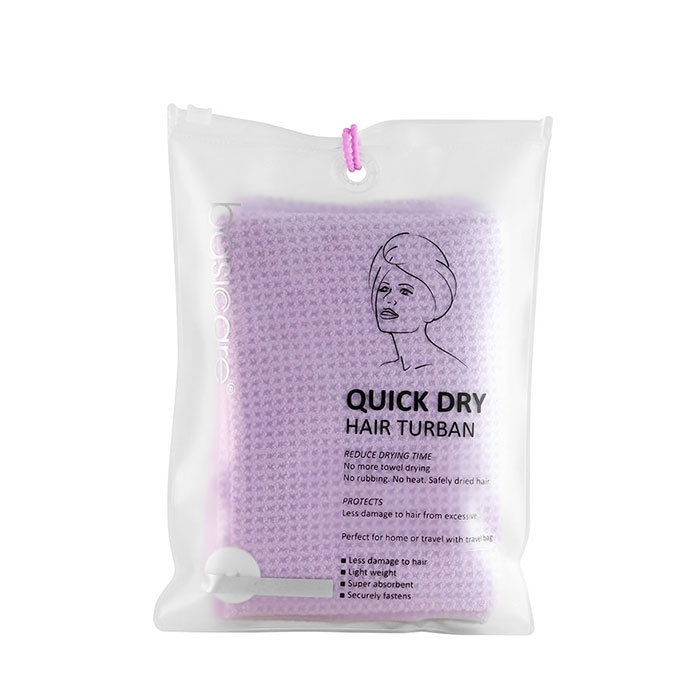 Б-МАКС ТЮРБАН ЗА КОСА ЛИЛАВ модел 23282 / B-MAX QUICK DRY HAIR TURBAN PURPLE model 23282