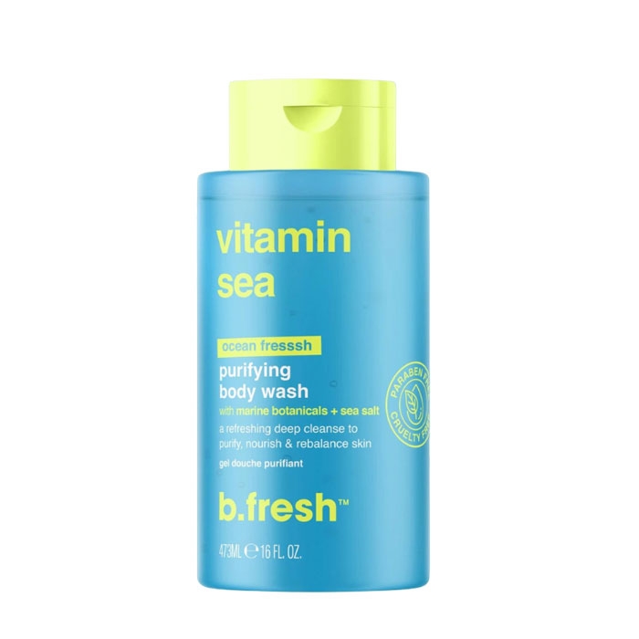 ПОДХРАНВАЩ ДУШ ГЕЛ С МОРСКИ РАСТЕНИЯ И СОЛИ 473 мл / B.FRESH NOURISHING BODY WASH MARINE BOTANICALS I SEA SALS