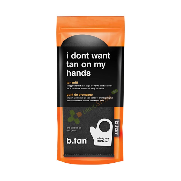 РЪКАВИЦА ЗА АВТОБРОНЗАТ I DON&#039;T WANT AN ON MY HANDS ЧЕРНА - МУС / B.TAN I DON&#039;T WANT AN ON MY HANDS TAN MITT BLACK