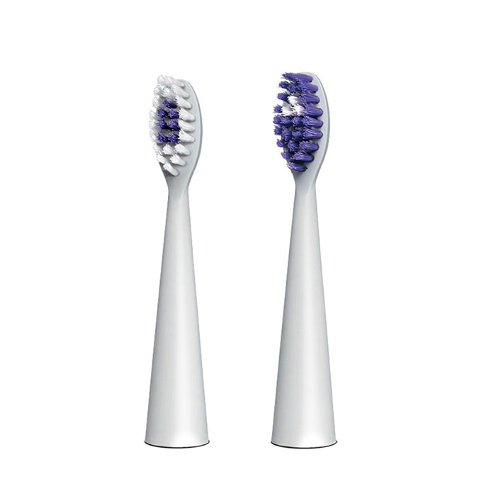 РЕЗЕРВНА ГЛАВА ЗА ЕЛЕКТРИЧЕСКА ЧЕТКА ЗА ЗЪБИ B.WELL PRO-850 БЯЛА 2 броя / B.WELL REPLACEMENT BRUSH HEADS FOR B.WELL PRO-850 WHITE