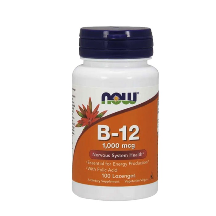 НАУ ФУДС ВИТАМИН B12 таблетки за смучене 1000 мкг 100 броя / NOW FOODS VITAMIN B12