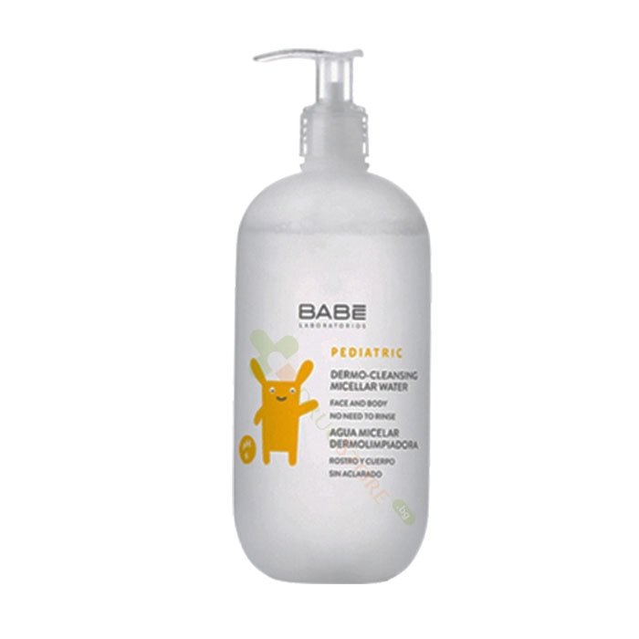 БАБЕ ПЕДИАТРИК МИЦЕЛАРНА ВОДА ЗА БЕБЕТА И ДЕЦА 500 мл / BABE PEDIATRIC MICELLAR WATER FOR BABY AND KIDS