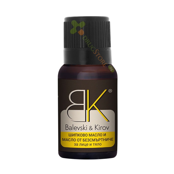 ШИПКОВО МАСЛО + БЕЗСМЪРТНИЧЕ - БИО БАЛЕВСКИ И КИРОВ 100 мл / BALEVSKI &amp; KIROV ROSEHIP OIL + HELICHRYSUM - BIO