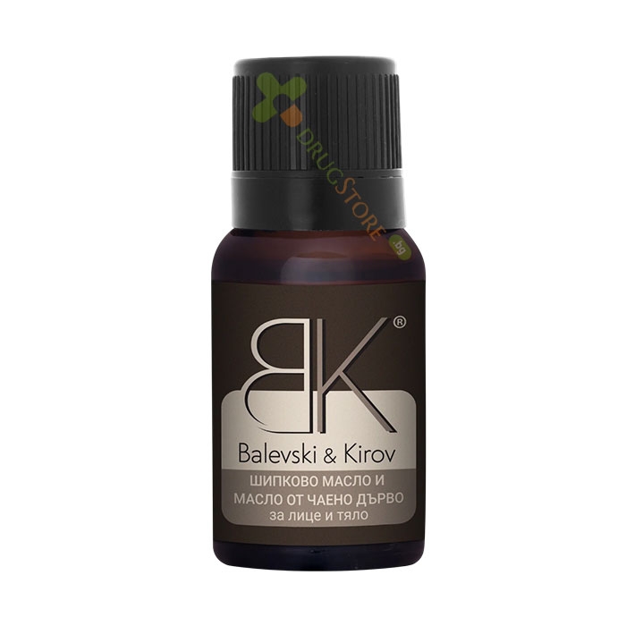 ШИПКОВО МАСЛО + ЧАЕНО ДЪРВО - БИО БАЛЕВСКИ И КИРОВ 100 мл / BALEVSKI &amp; KIROV ROSEHIP OIL + MELALEUCA ALTERNIFOLIA - BIO
