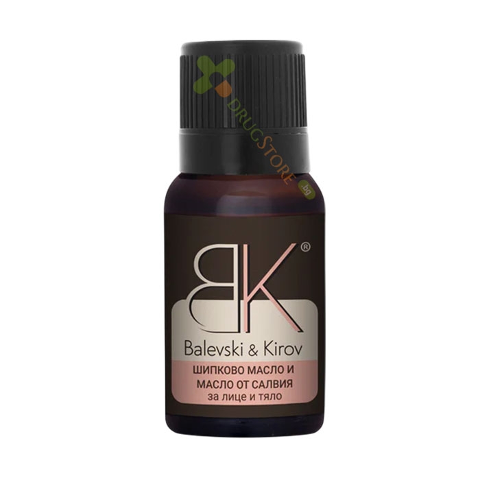 ШИПКОВО МАСЛО + САЛВИЯ - БИО БАЛЕВСКИ И КИРОВ 100 мл / BALEVSKI &amp; KIROV ROSEHIP OIL + SALVIA - BIO