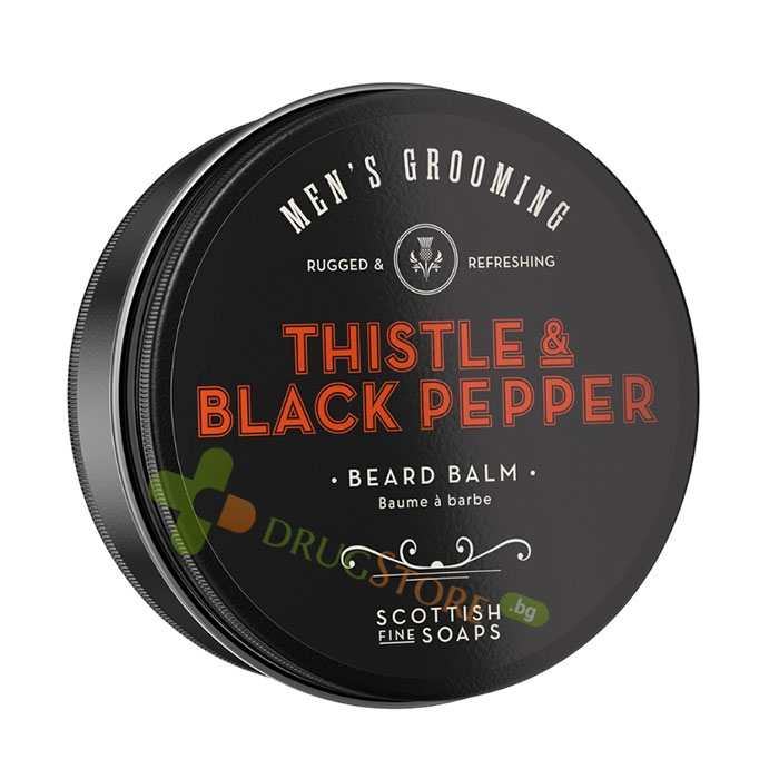 БАЛСАМ ЗА БРАДА ТРЪН И ПИПЕР 95 мл / SCOTTISH FINE SOAPS THISTLE &amp; BLACK PEPPER BALM