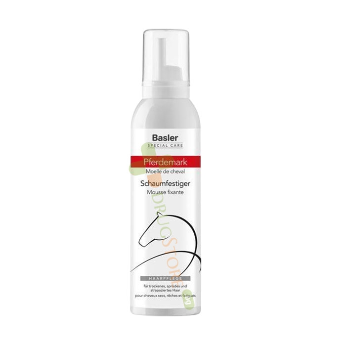 БАСЛЕР ПЯНА ЗА КОСА С ЕКСТРАКТ ОТ КОНСКИ КОСТЕН МОЗЪК 200 мл / BASLER HORSE BONE MARROW HAIR FOAM