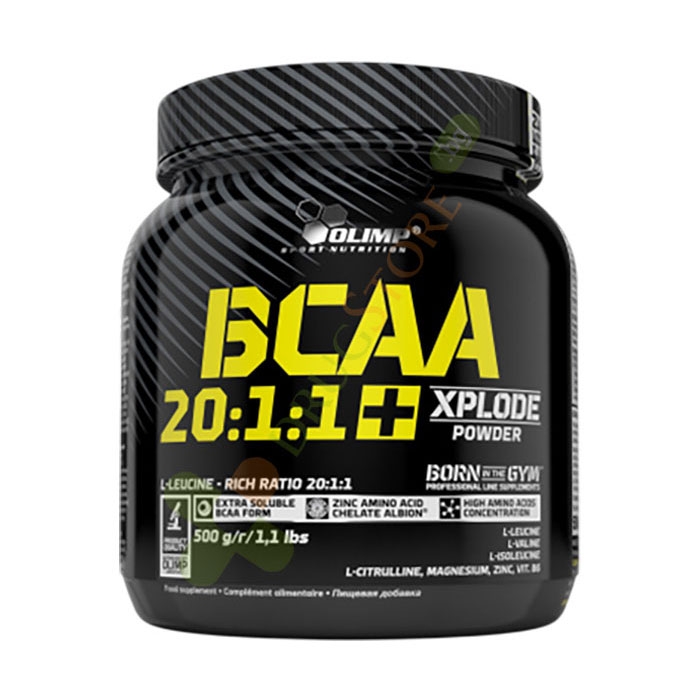 BCAA 20:1:1 ОВКУСЕН прах 500 г / OLIMP SPORT NUTRITION BCAA 20:1:1 FLAVOURED powder