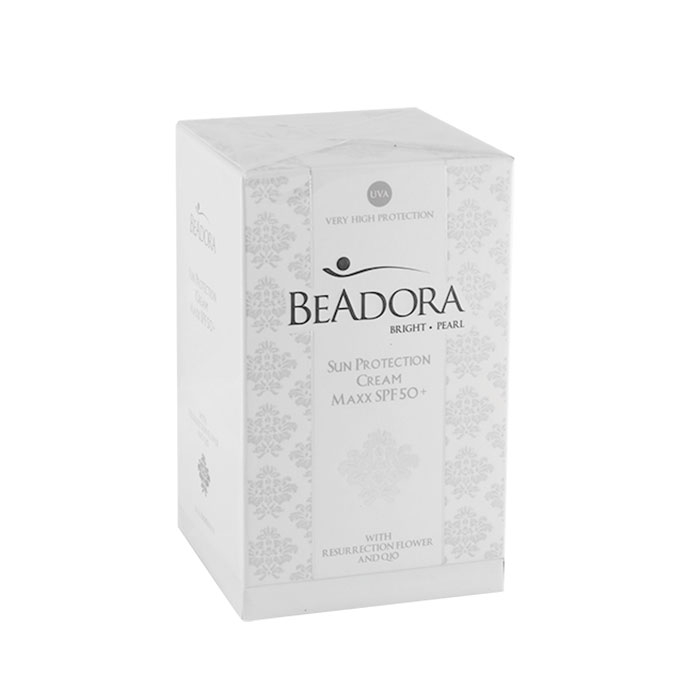 СЛЪНЦЕЗАЩИТЕН КРЕМ ЗА ЛИЦЕ С КОЕНЗИМ Q10 И SPF 50+ БЕАДОРА 30 мл / BILLE BEADORA BRIGHT PEARL SUN PROTECTION CREAM MAXX WITH Q10 AND SPF 50+
