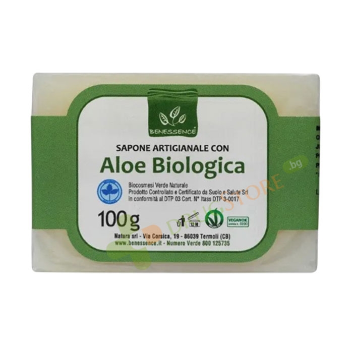 САПУН АЛОЕ ВЕРА 100 г / BENESSENCE ALOE VERA SOAP