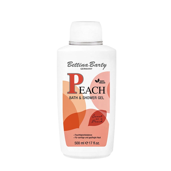 БЕТИНА БАРТИ ПРАСКОВА ГЕЛ ЗА ВАНА И ДУШ 500 мл / BETTINA BARTY PEACH BATH &amp; SHOWER GEL