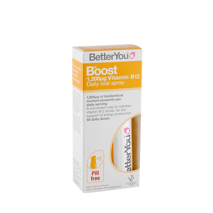 ИНТРА - ОРАЛЕН СПРЕЙ С ВИТАМИН B12 1200 мкг. 25 мл / BETTER YOU BOOST B12 DAILY VITAMIN B12 ORAL SPRAY