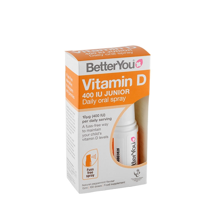 ИНТРА - ОРАЛЕН СПРЕЙ С ВИТАМИН D ЗА ДЕЦА 400 IU 15 мл / BETTER YOU DLUX JUNIOR DAILY VITAMIN D ORAL SPRAY
