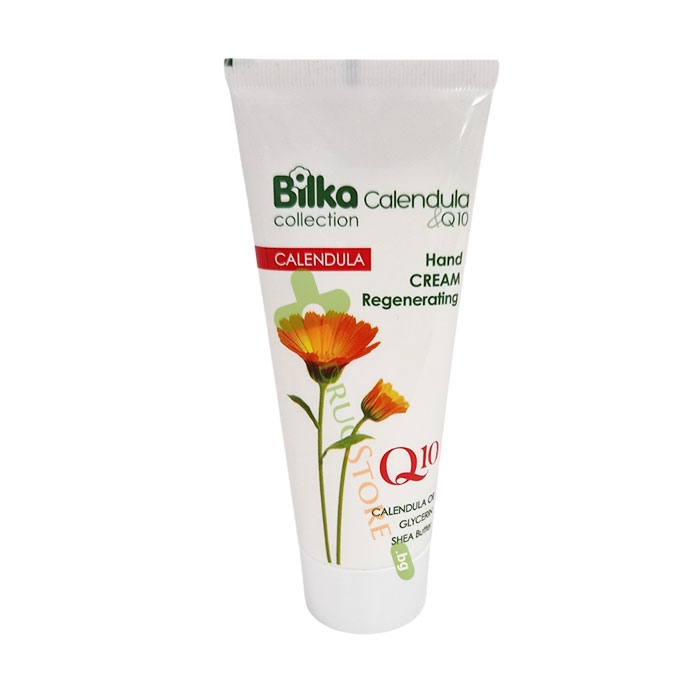 БИЛКА РЕГЕНЕРИРАЩ КРЕМ ЗА РЪЦЕ С НЕВЕН И Q10 100 мл / BILKA COLLECTION CALENDULA + Q10 REGENERATING HAND CREAM