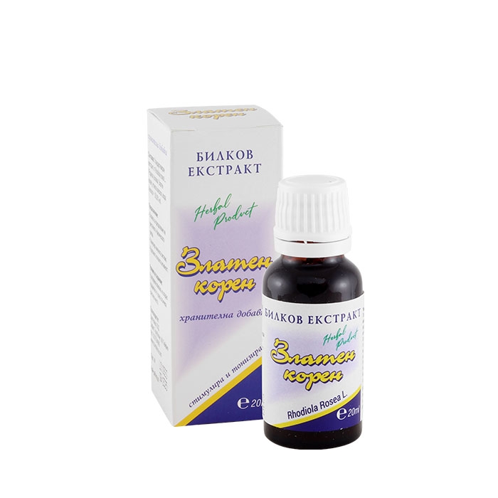 ЗЛАТЕН КОРЕН ЕКСТРАКТ 20 мл / TCVETELINA GOLDEN ROOT RHODIOLA EXTRACT