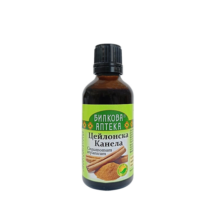 БИЛКОВА АПТЕКА ТИНКТУРА ЦЕЙЛОНСКА КАНЕЛА + ХРОМ 50 мл / BILKOVA APTEKA CINNAMOMUM ZEYLANICUM + CHROMIUM TINCTURE