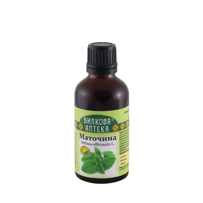 БИЛКОВА АПТЕКА ТИНКТУРА МАТОЧИНА + ТИАМИН 50 мл / BILKOVA APTEKA MELISSA OFFICINALIS + THIAMINE TINCTURE