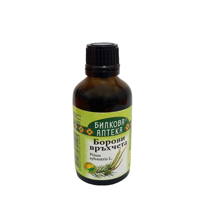 БИЛКОВА АПТЕКА ТИНКТУРА БОРОВИ ВРЪХЧЕТА + ВИТАМИН C 50 мл / BILKOVA APTEKA PINE TOPS + VITAMIN C TINCTURE