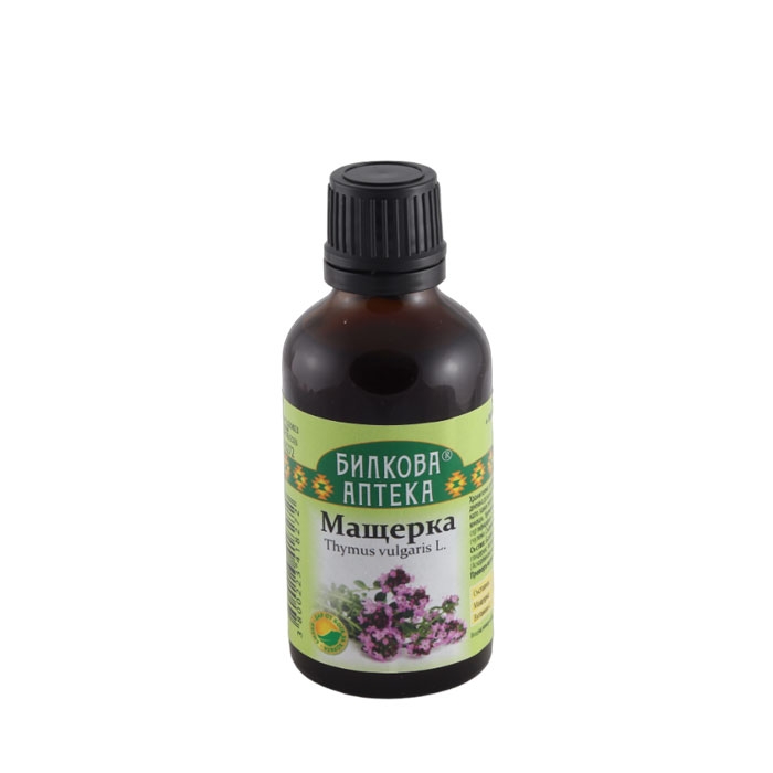 БИЛКОВА АПТЕКА ТИНКТУРА МАЩЕРКА + ВИТАМИН C 50 мл / BILKOVA APTEKA THYMUS VULGARIS + VITAMIN C TINCTURE