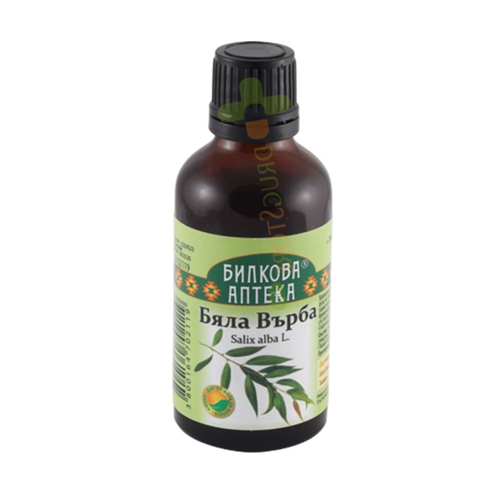 БИЛКОВА АПТЕКА ТИНКТУРА БЯЛА ВЪРБА + ТИАМИН 50 мл / BILKOVA APTEKA SALIC ALBA TINCTURE + THIAMINE