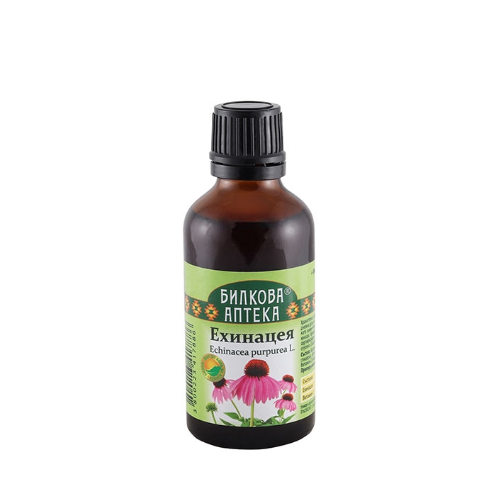БИЛКОВА АПТЕКА ТИНКТУРА ЕХИНАЦЕЯ + ВИТАМИН C 50 мл / BILKOVA APTEKA ECHINACEA + VITAMIN C TINCTURE
