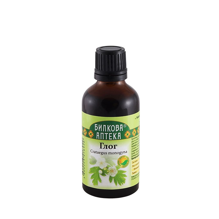 БИЛКОВА АПТЕКА ТИНКТУРА ГЛОГ + ТИАМИН 50 мл / BILKOVA APTEKA CRATAEGUS MONOGYNA + THIAMINE TINCTURE