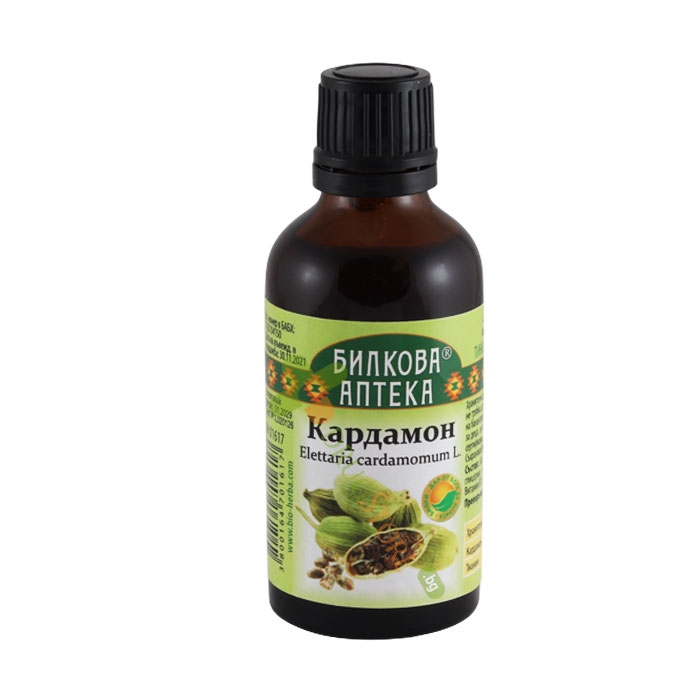 БИЛКОВА АПТЕКА ТИНКТУРА КАРДАМОН + ТИАМИН 50 мл / BILKOVA APTEKA CARDAMOM + THIAMINE TINCTURE