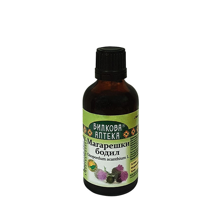 БИЛКОВА АПТЕКА ТИНКТУРА МАГАРЕШКИ БОДИЛ + ТИАМИН 50 мл / BILKOVA APTEKA ONOPORDUM OCANTHIUM + THIAMINE TINCTURE
