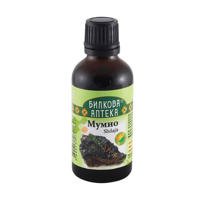 БИЛКОВА АПТЕКА ТИНКТУРА МУМИО + ВИТАМИН C 50 мл / BILKOVA APTEKA MUMIJO + VITAMIN C TINCTURE
