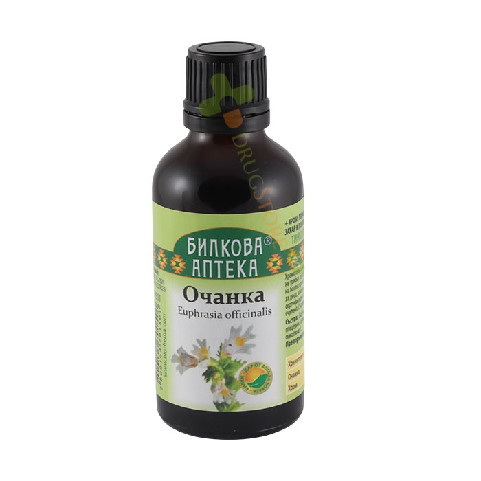 БИЛКОВА АПТЕКА ТИНКТУРА ОЧАНКА + ХРОМ 50 мл / BILKOVA APTEKA EYEBRIGHT + CHROMIUM TINCTURE
