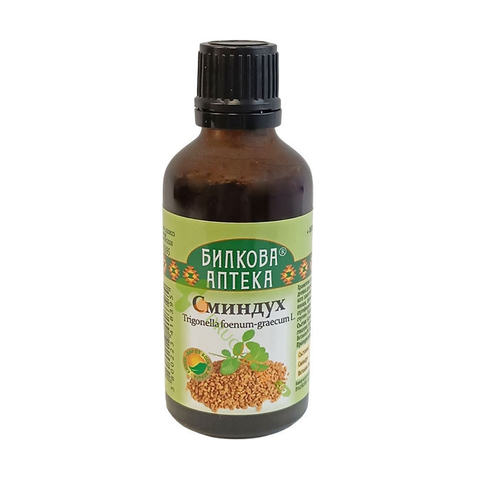 БИЛКОВА АПТЕКА ТИНКТУРА СМИНДУХ + ВИТАМИН B6 50 мл / BIOHERBA BILKOVA APTEKA FENUGREEK + VITAMIN B6