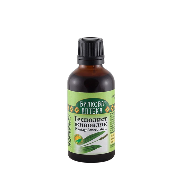 БИЛКОВА АПТЕКА ТИНКТУРА ТЕСНОЛИСТ ЖИВОВЛЯК + ХРОМ 50 мл / BILKOVA APTEKA PLANTAGO LANCEOLATE + CHROMIUM TINCTURE