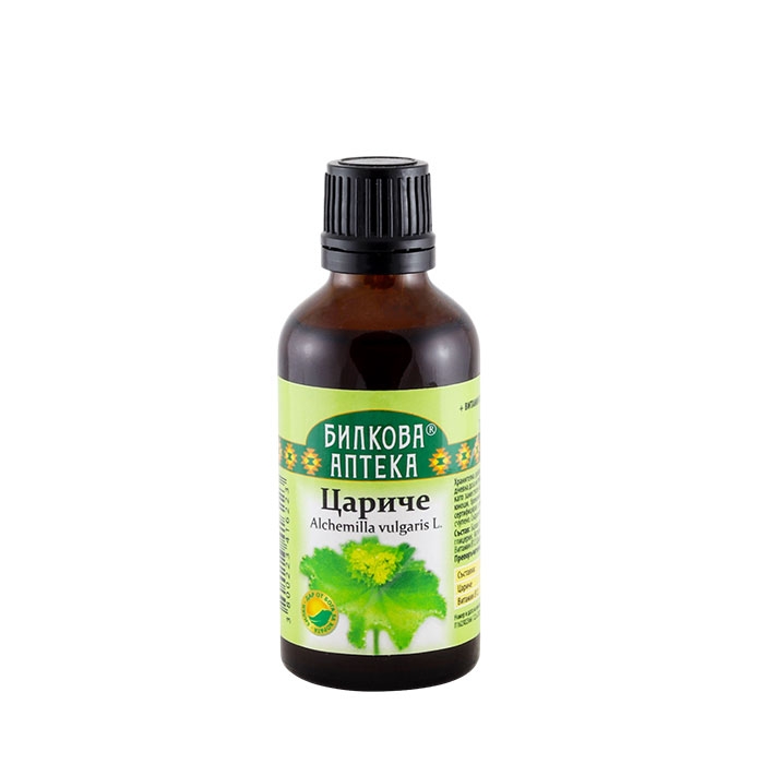 БИЛКОВА АПТЕКА ТИНКТУРА ЦАРИЧЕ + ВИТАМИН B12 50 мл / BILKOVA APTEKA ALCHEMILLA + VITAMIN B12 TINCTURE