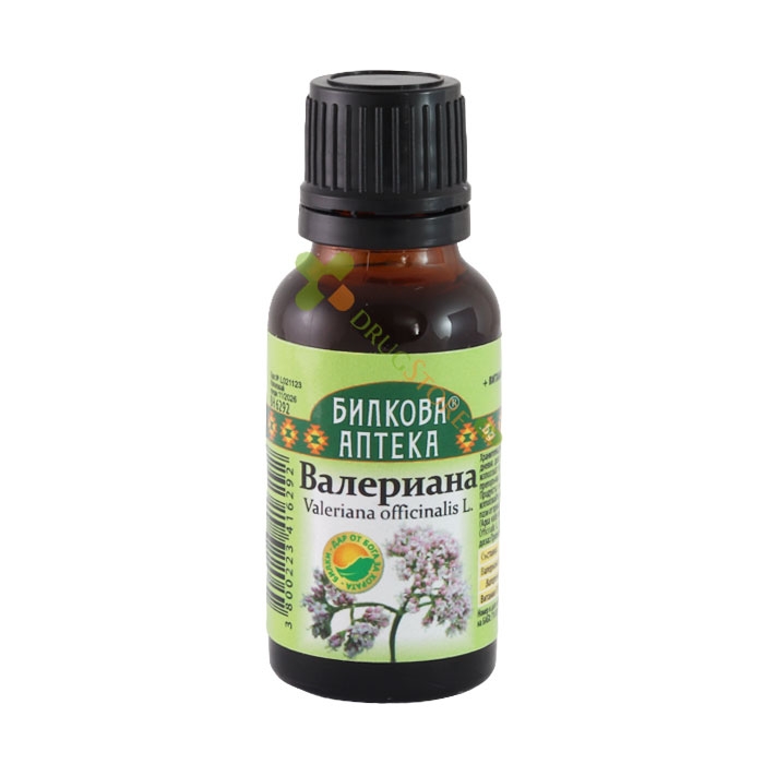 БИЛКОВА АПТЕКА ТИНКТУРА ВАЛЕРИАНА + ВИТАМИН B12 20 мл / BILKOVA APTEKA VALERIANA + VITAMIN B12 TINCTURE