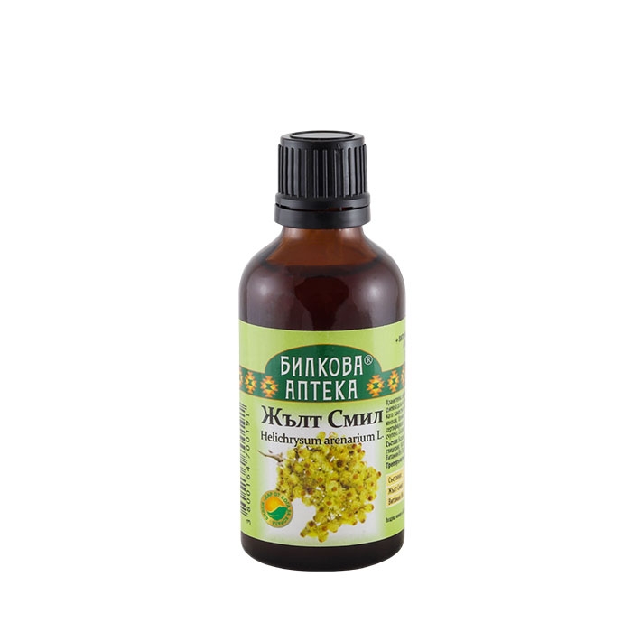 БИЛКОВА АПТЕКА ТИНКТУРА ЖЪЛТ СМИЛ + ВИТАМИН B6 50 мл / BILKOVA APTEKA HELICHRYSUM + VITAMIN B6 TINCTURE