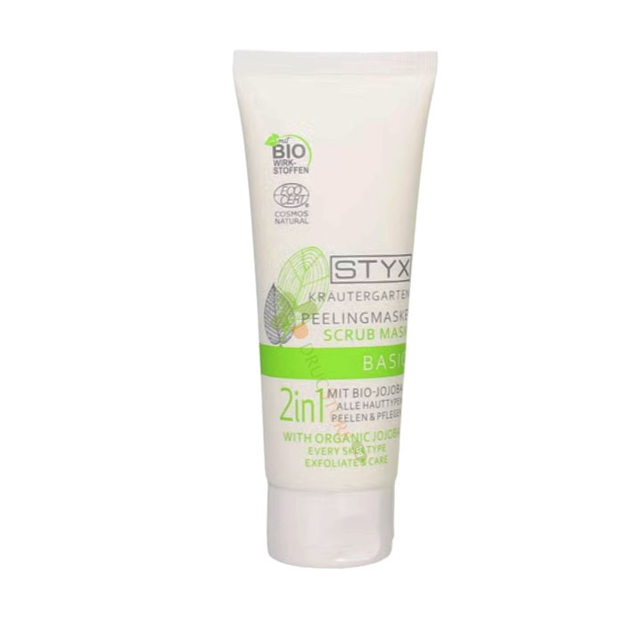 БИЛКОВА ГРАДИНА ПИЛИНГ МАСКА С ОРГАНИЧНА ЖОЖОБА 70 мл / STYX BASIC SCRUB MASK WITH ORGANIC JOJOBA