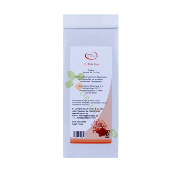 БИО КИТАЙСКИ ЧЕРЕН ЧАЙ ПУ-ЕР 100 г / EL COMPRA PU-ER TEA