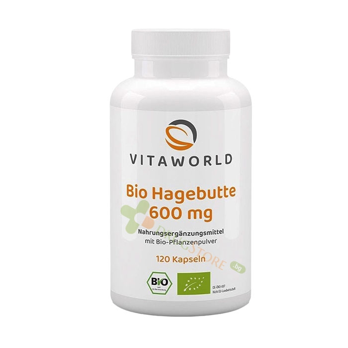 БИО ШИПКА (ПЛОД) капсули 600 мг 120 броя / VITAWORLD BIO ROSE HIP