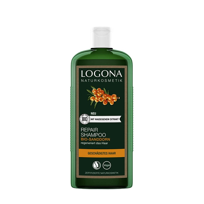 БИО ВЪЗСТАНОВЯВАЩ ШАМПОАН С ОРГАНИЧНА ОБЛЕПИХА 250 мл / LOGONA REPAIR SHAMPOO WITH SANDDORN