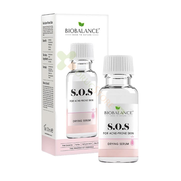 SOS ИЗСУШАВАЩ СЕРУМ ПРИ АКНЕ 20 мл / BIOBALANCE SOS FOR ACNE-PRONE SKIN SERUM