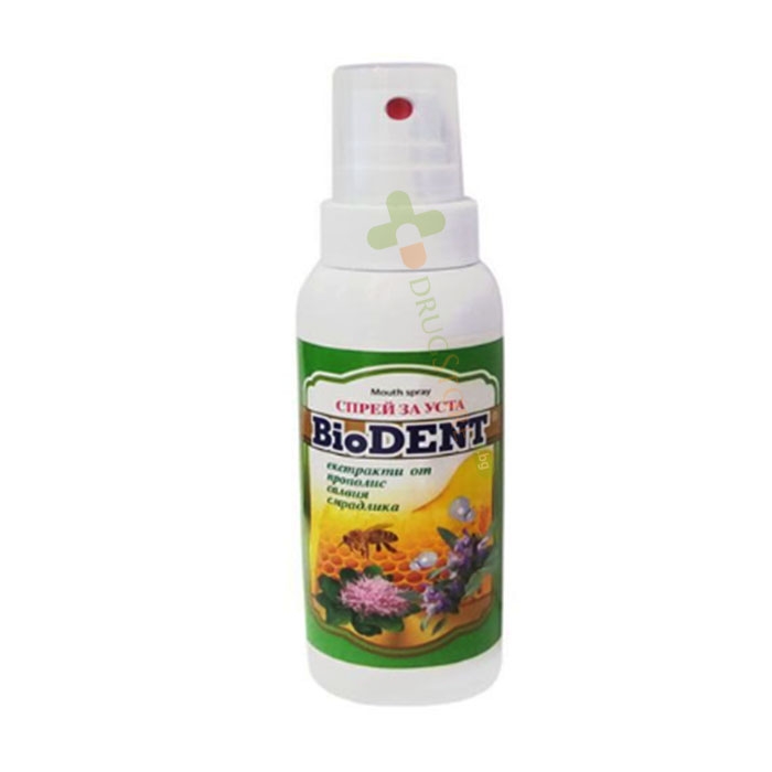 БИОДЕНТ СПРЕЙ ЗА УСТА И ГЪРЛО С ПРОПОЛИС, САЛВИЯ И СМРАДЛИКА 80 мл / BIODENT MOUTH SPRAY WITH PROPOLIS, SAGE AND SMOKE TREE EXTRACT