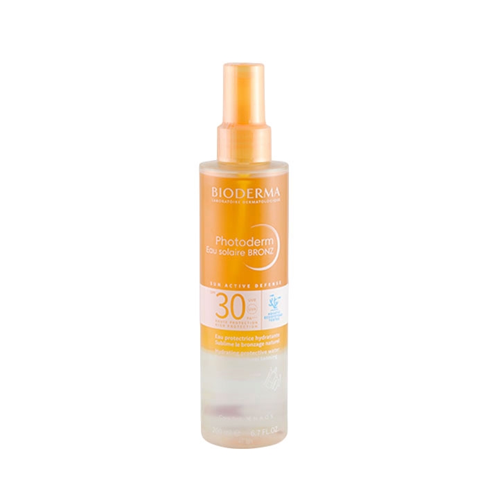 БИОДЕРМА ФОТОДЕРМ БРОНЗ ДВУФАЗНА ВОДА SPF30 200 мл / BIODERMA PHOTODERM EAU SOLAIRE BRONZE