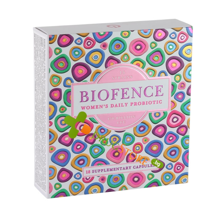 БИОФЕНС ПРОБИОТИК ЖЕНИ капсули 18 броя / SKIN SOLUTIONS BIOFENCE WOMAN&#039;S DAILY PROBIOTIC