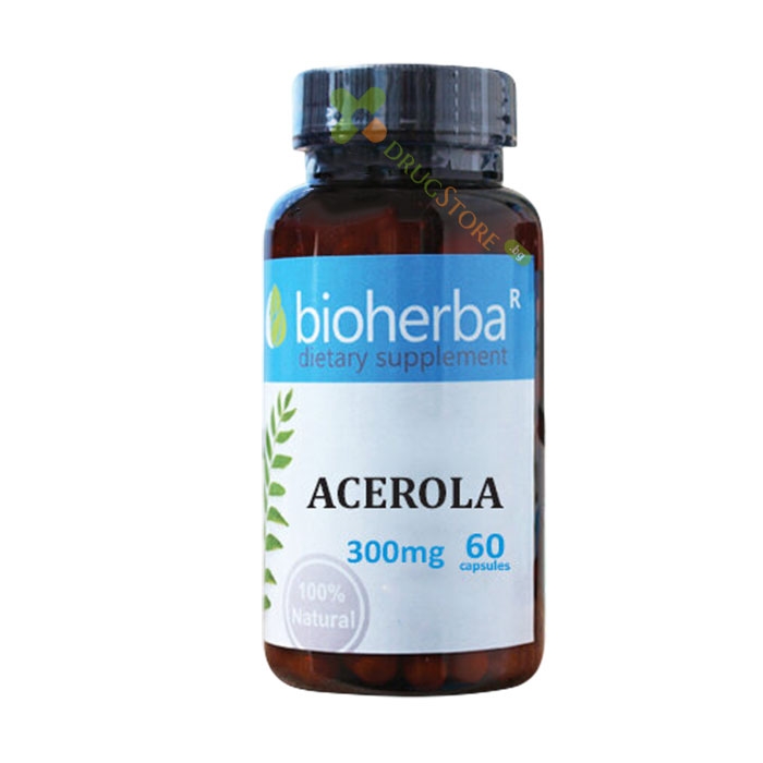 БИОХЕРБА АЦЕРОЛА капсули 300 мг. 60 броя / BIOHERBA ACEROLA