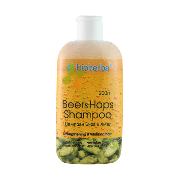 БИОХЕРБА БИРЕН ШАМПОАН 200 мл / BIOHERBA BEER &amp; HOPS SHAMPOO